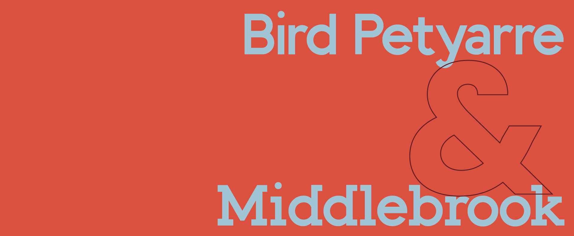 Bird Petyarre & Middlebrook