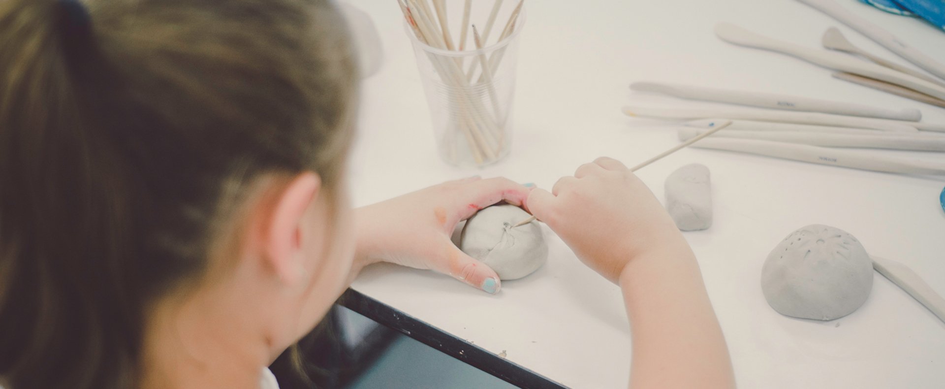 Clay Animal Bowls at Home