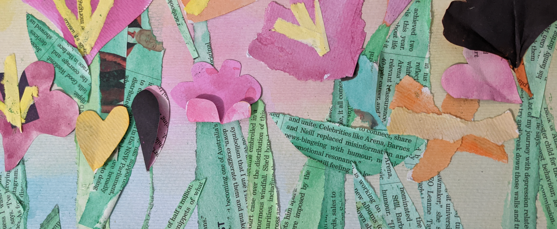 Spring Watercolour Collage | For ages 6 – 8