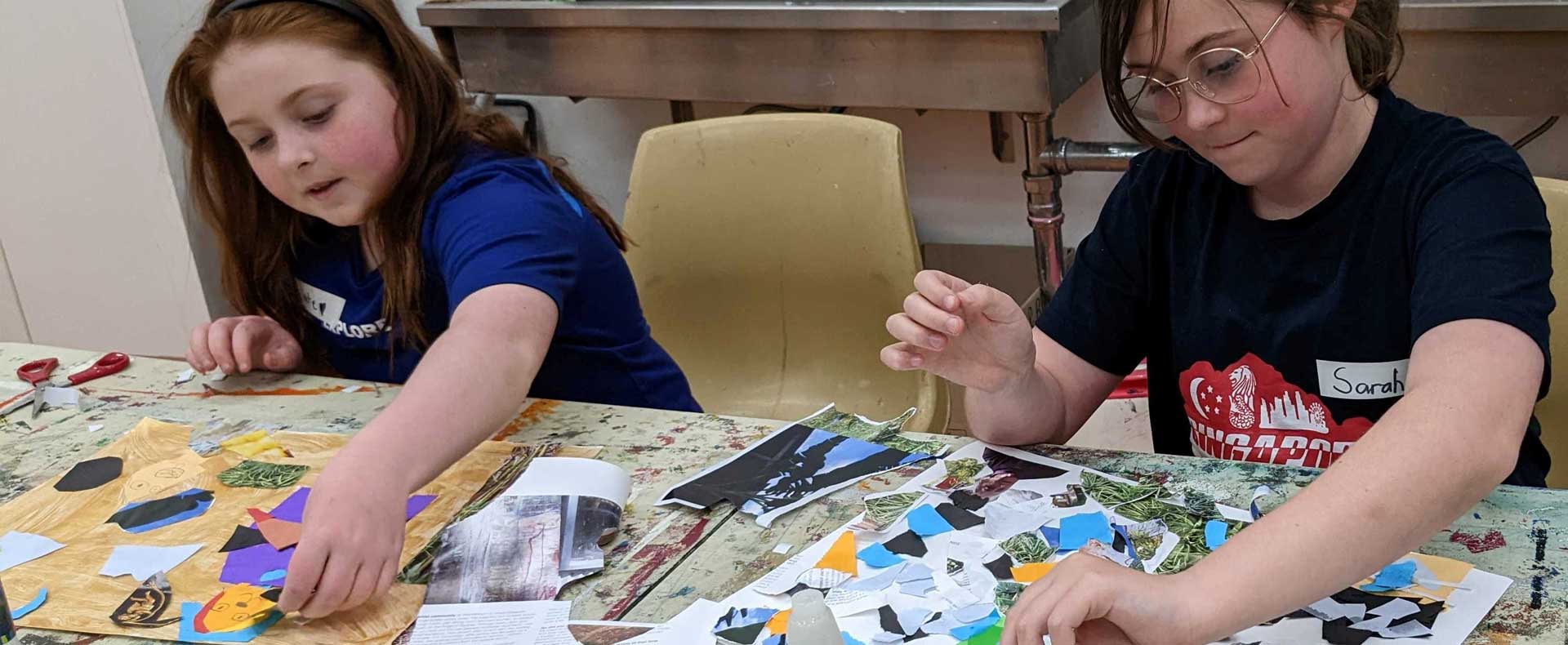 Aquatic Animal Collage: Ages 9 -12