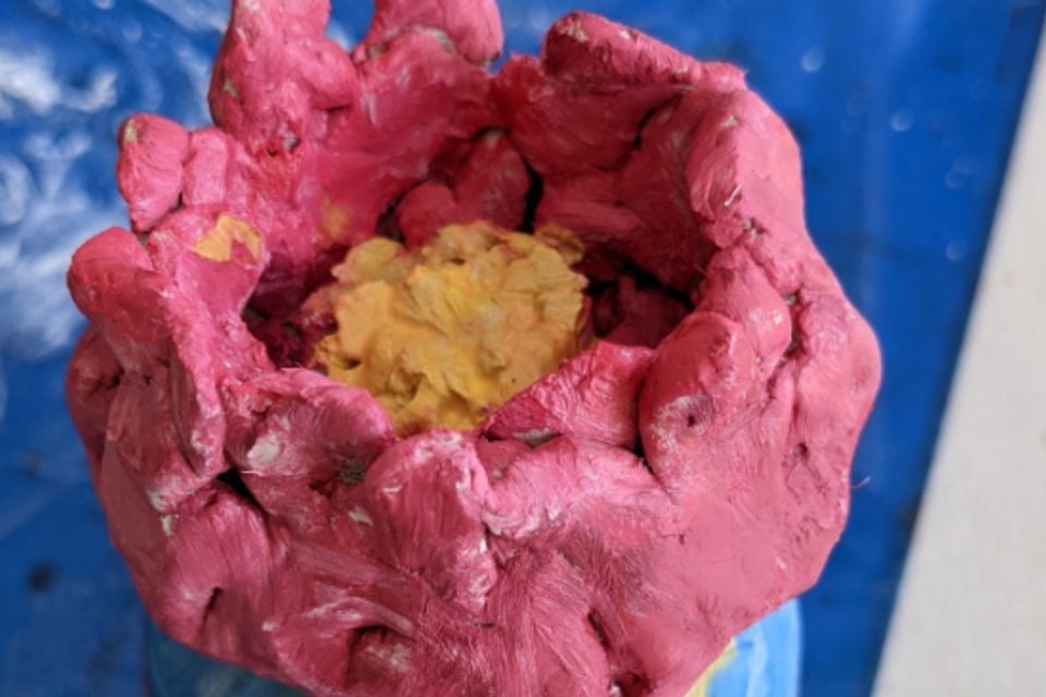 Clay Flower Bowl: Ages 5-8