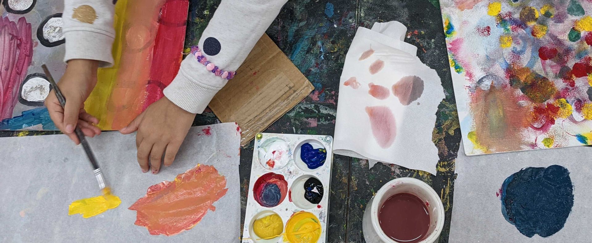 Colourful Paint Prints: Ages 9-12