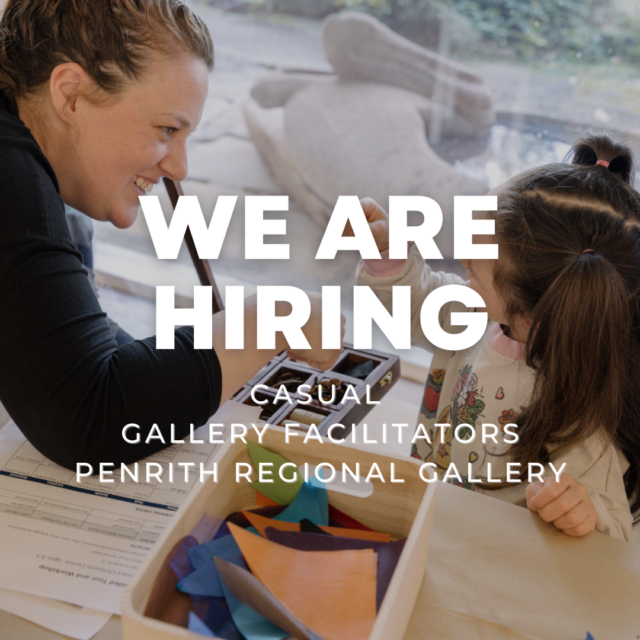 closed / We are hiring: <br> Gallery Educators