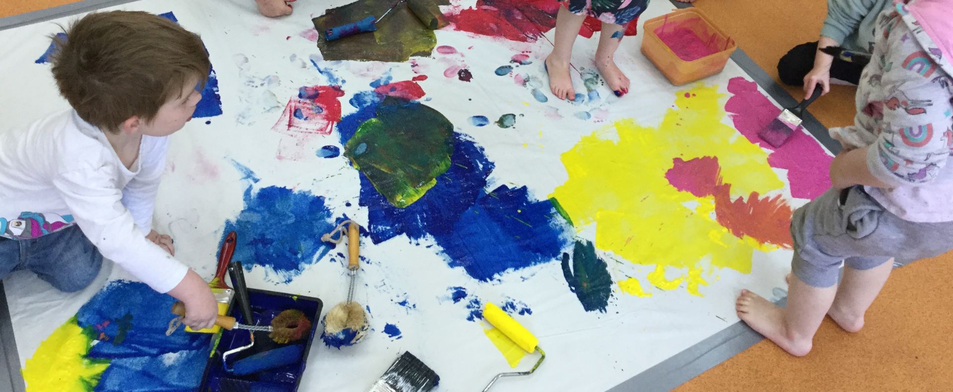 Painting Party <br>For Ages 3 – 5