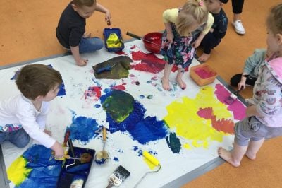 Giant Paddling Pool Painting for 3-5 years