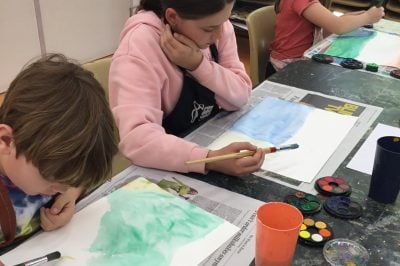 Painting Nature for 5-8 years