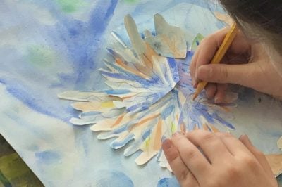 Watercolour Mobiles for 9-12 years